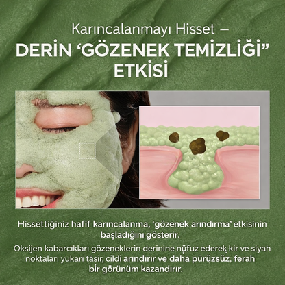 P.CALM Fesleğenli Köpüklü Kil Maskesi